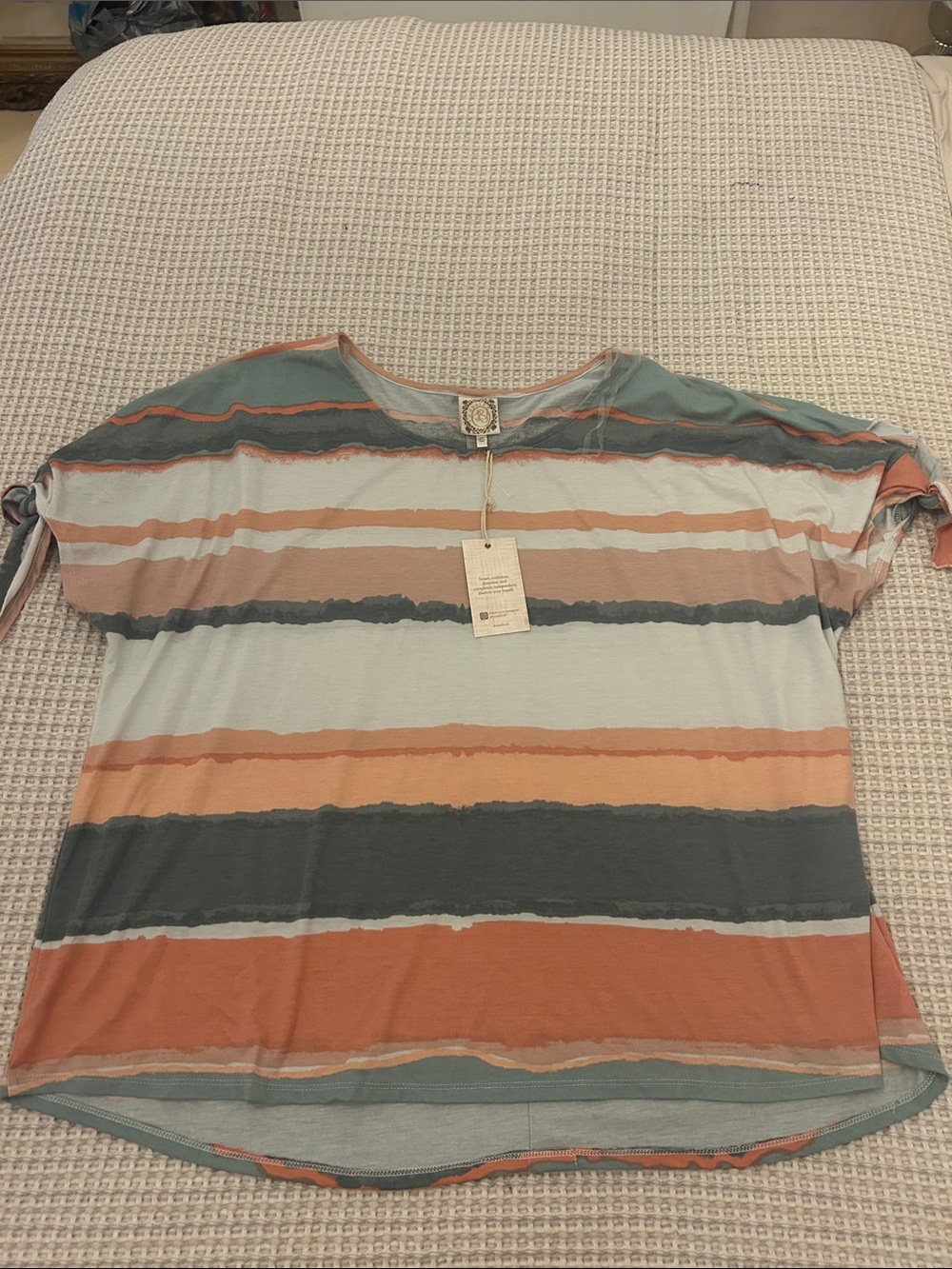 Women's Striped Short-Sleeve Tee - Multi-Color